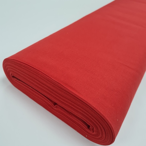 100% Cotton Fabric Red (25 Metres)